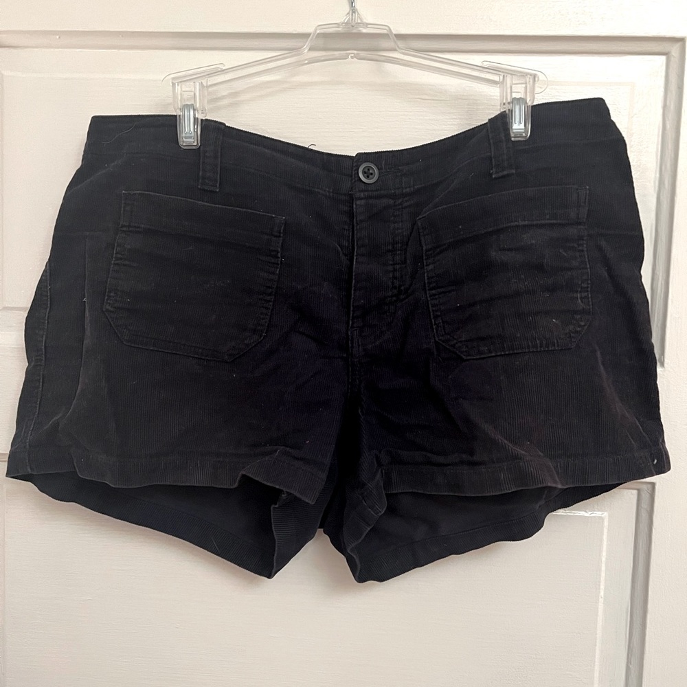 Navy, corduroy, Abercrombie & Fitch shorts
